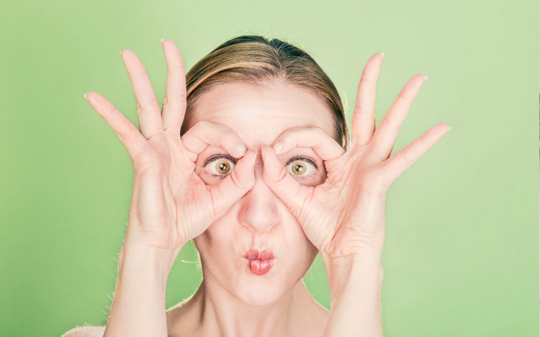 Do you want to know if you have an eyelash stuck to your cheek?